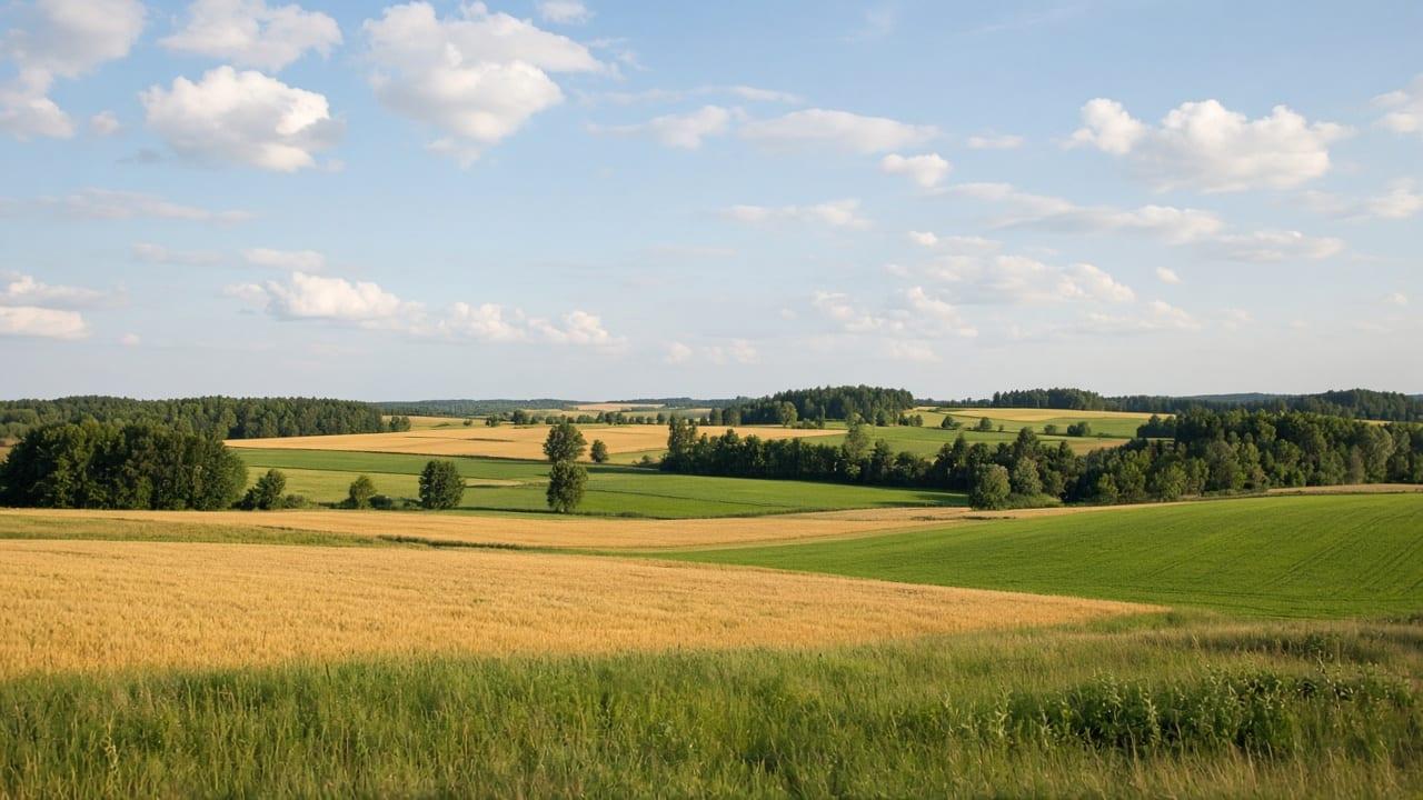 Pola Piotrkowa i tereny zielone – krajobraz gminy Jabłonna